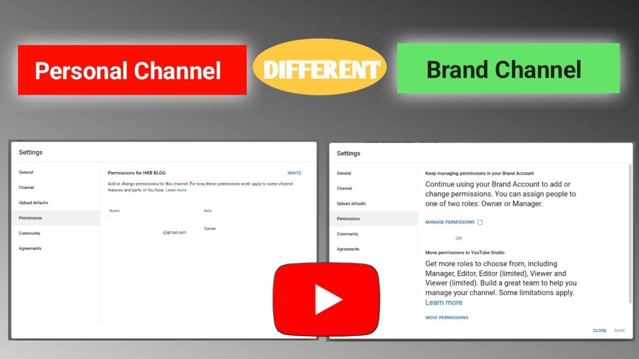 Personal Channel Vs. Brand Channel: Learn the Differences Between the Types of Channels