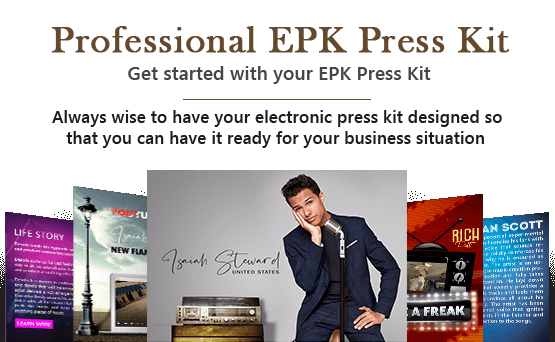 electronic press kit template for musicians